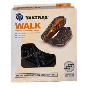 Yaktrax  Shoe Traction Device, Lightweight, Unisex Size Medium